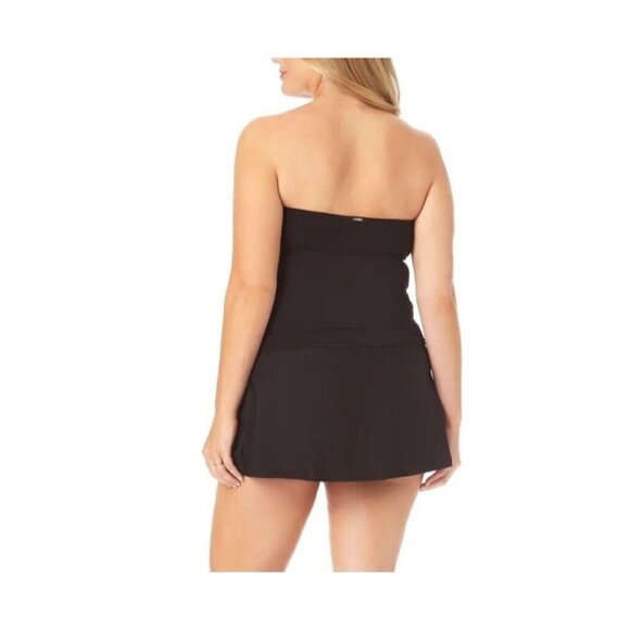 ANNE Cole Twist Front Underwire Bandeaukini Swim Top. NWT $78. Size 22W - Picture 4 of 5